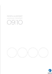 Perth Airport Annual Report 2010 cover thumbnail