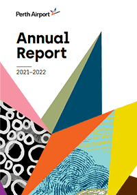 Front Page of Perth Airport 2021-2022 Annual Report