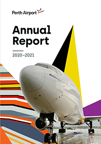 2021 Perth Airport Annual Report cover