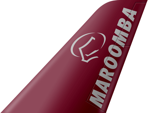 Maroomba Airlines tailfin