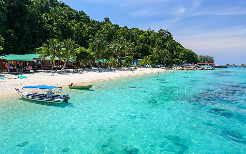 Crystal blue waters Perhentian Islands