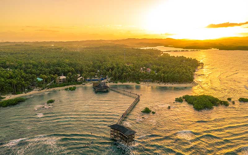 Cloud 9 surf break, Siargao Island, Philippines